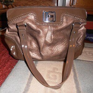 Snakeskin Print Large Guess Purse